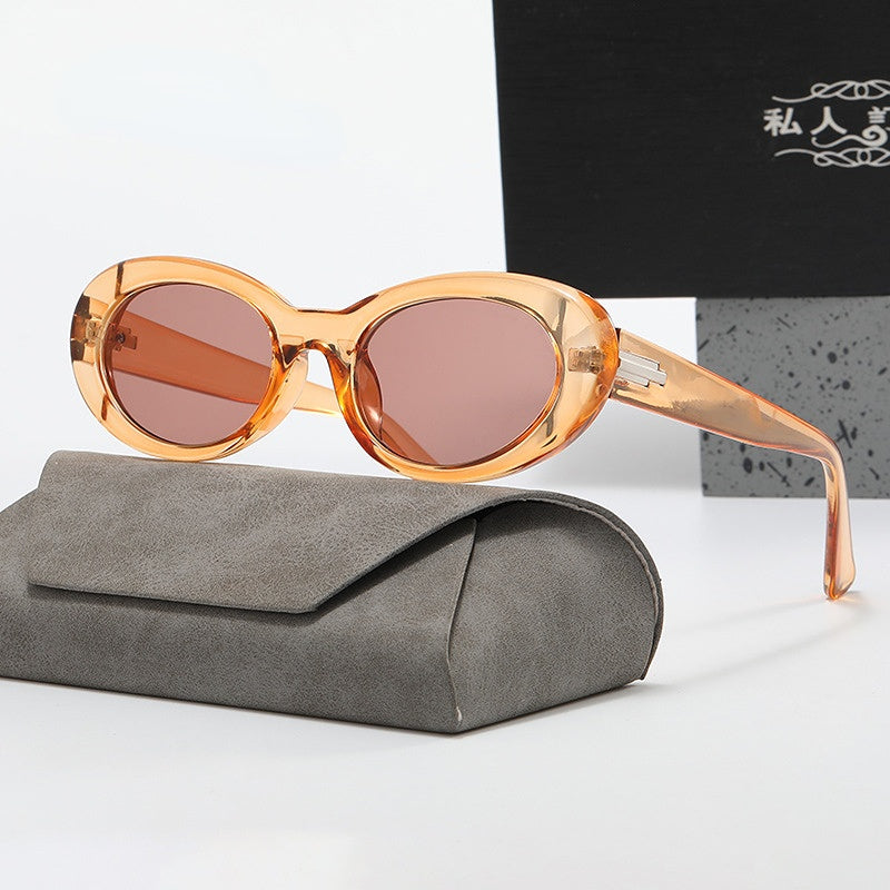 Wholesale Jelly Color Small Frame Cat Eye PC Sunglasses